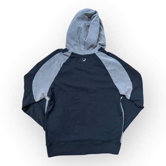 True Religion Men’s World Tour Pullover Hoodie Sweatshirt Size Large - Picture 5 of 8